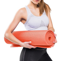 Steelbird Yoga Mat for Men and Women 6 x 2 Feet Wide Extra Thick Exercise Mat For Workout,Yoga,Fitness,Gym, Pilates And High-Density Anti-Tear Non-Slip Light Weight Mat (6mm Thickness)