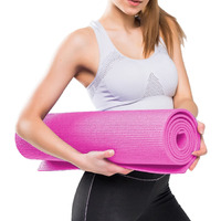 Steelbird Yoga Mat for Men and Women 6 x 2 Feet Wide Extra Thick Exercise Mat For Workout,Yoga,Fitness,Gym, Pilates And High-Density Anti-Tear Non-Slip Light Weight Mat (6mm Thickness)