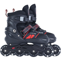 Lyrovo Aluminium Inline Skates shoes (L, Red)