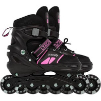 Lyrovo Aluminium Inline Skates shoes (M, Pink)