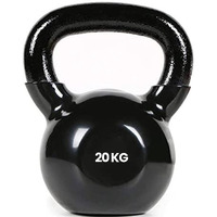 TTC Fitness Vinyl Coated Solid Kettlebell for for Home Gym, 20 Kg