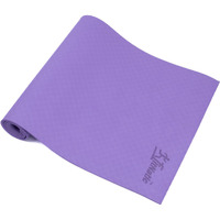 FITNATIC Yoga Mat For Everyone With Cotton Strap, EVA Material, Extra Thick Exercise Yoga Mat, ANTI SKID With Superior GRIP, ANTI ODOUR,PURPLE