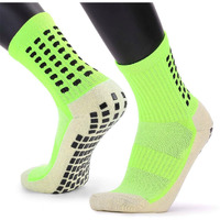 PROBEROS Ankle Length Socks for Badminton Soccer Running Gym & Indoor Training Green