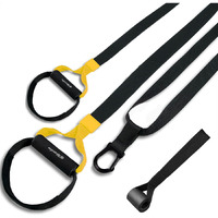 Wearslim Professional All in one Suspension Trainer, Full Body Weight Resistance System Lightweight & Portable Build Muscle, Burn Fat, Improve Cardio - (Yellow)