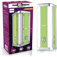 Pick Ur Needs Rechargeable Home Emergency 4 Tube Floor Lantern Lamp Light and Hanging Handle (Green)