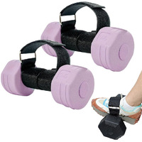 Proberos Feet Dumbbell Attachment, Tibialis Trainer Ankle Straps for Feet Weight Lifting Shin Splint, Hamstring Curls, Leg Curl Attachment at Home Gym Equipmentleg strength training