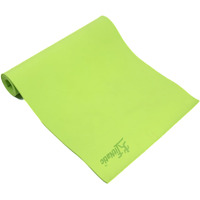 FITNATIC Yoga Mat For EVERYONE With Strap,Perfect Thick Exercise Yoga Mat For Men And Women For Workout, Yoga, Fitness, Exercise Mat Anti Slip Mat, Anti Odour Yoga Mat 4mm Gym Mat (GREEN)