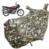 Autofact Universal Waterproof Bike Cover Compatible with All Bike Models Upto Length 2040 mm | Mirror Pockets | Windproof Design | Full Length Body Cover| UV Protection |Jungle Green Color