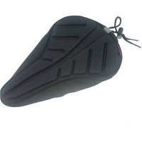 FABSPORTS Microfiber Gel Bike Seat Cover Premium Bicycle Saddle Pad, Extra Gel Cushion, Fits Narrow Slim Seats (11x7.5 inch, black)