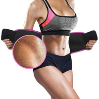 BRITSPEAR Men s and Women s Waist Trimmer Slimming Neoprene Ab Belt Trainer for Faster Weight Loss Fat Burner Wrap after delivery Tummy Control Belly Tummy Yoga Wrap Exercise Body Slim Look Belt (PINK)