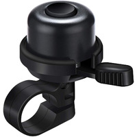 RIANZ Bicycle Cycle Bell Copper Mini, Clearer Louder Longer Tone Horn for Cycling (Black - Pack of 1)