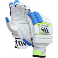 WHITEDOT SPORTS Leather Whitedot Falcon Levlon Cricket Batting Gloves Idol For Mens Large Adult, Left Hand
