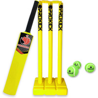 Prokick Plastic Complete Cricket Kit for All Age Groups - Kids Boys Girls Adults, Size 3 (Ideal for Age Between 6 to 8 Yrs)