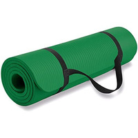 MAXWELLFIT- Yoga Mat for Women and Men Fitness(SIZE-4mm) with Carrying Strap Extra Thick & Large Excercise Mat for Workout Yoga Fitness Anti Tear Anti Slip(Color-ARMY GREEN) (Qnty-1 Pcs)