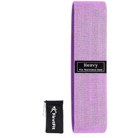 FirstFit Resistance Bands for Legs and Butt, Exercise Bands Set Hip Bands Wide Workout Bands Resistance Loop Bands Anti Slip Circle Fitness Band (Large, 16.5 Inch)- Purple