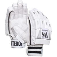 Whitedot Dot 2.1 Cricket Batting Gloves||Suitable for Boys|Small Right Hand||White