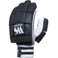 Whitedot Dot 2.1 Cricket Batting Gloves||Suitable for Boys|Small Left Hand||Black