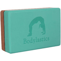 Bodylastics Yoga Block High Density EVA Foam Non-Slip Workout Brick to Improve Poses Balance Flexibility Support Strength Training Exercise