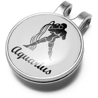 Golfoy Basics Zodiac Magnetic Sign Hat Clip & Golf Ball Marker Golf Gift Accessory (Aquarius)