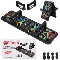 ODDISH; way to fitness Tummy Trimmer Double Spring & 15 in 1 Push Up Board Combo Pack for Men & Women - Abdominal Workout for Home & Gym Use (PUSH UP BOARD, MULTICOLOUR)