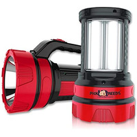 Pick Ur Needs Rechargeable Torch Search Light Laser Long Range Torch + Emergency Lights Tube (Color As per The Availablity) (50 Watt)
