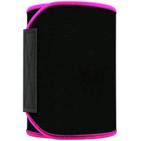 LEOPAX Neoprene Ab Trainer Waist Support Belt, Stomach Back Exercise Tummy Body Wrap for Men & Women - Pink (Size - 117CM)
