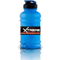 DOVEAZ XTREME Sports Water Bottles for Office use Protein Shaker Bottle Gallon Water Bottle (1 LTR)(1000 ml) with Mixer Ball (BPA-Free, Unbreakable, Freezer Safe) (BLUE)