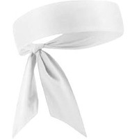 PAROPKAR Sports Fitness Yoga Headbands - Stretchy Polyester Sports Head Band (White)
