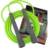 High Activity- Skipping Rope for Men and Women Jumping Rope With Adjustable Height Speed Skipping Rope for Exercise, Gym, Sports Fitness Adjustable Jump Rope (Neon Green)