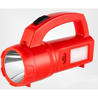 RISING Tini Long Range Focused Bright Beam Rechargeable LED Torch with 2000 mah Lithium ion Battery Flashlight for Farmers Camping Hiking Fishing Night Walk Security Torch