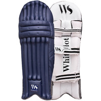 Whitedot Dot 2.1 Pu New Cricket Batting Pad (Youth Medium, Navy Blue for Right Hand)