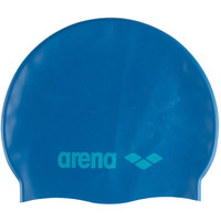 Arena Unisex Adult Classic Silicone Swim Cap Men and Women, Swimming Training Racing Pool Bathing Cap 100% Silicone, Blue Cosmo Water, One Size Fits All
