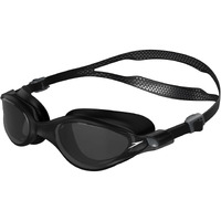 Speedo Unisex Adult Vue Smoke-Lens Swim Goggles - Black & Smoke