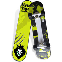 Jaspo Kickstart 26 Inches Anti Skid Fiber Skateboard for Beginners Upto 12yrs (NEON)