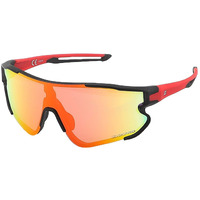 ZAKPRO Unisex Professional Outdoor Sports Cycling Polarized Coloured Riding Sunglasses UV Protected with Myopia TR90 Quality Frame Bright Red (Large)