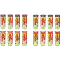 Wilson Championship Synthetic Tennis Balls, |16 Can|48 Balls(3 Balls Can) (Yellow)