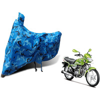 Auto Hub Hero HF Deluxe AHo Bike Cover Waterproof HF Deluxe AHo Bike Cover Bike Cover HF Deluxe AHo Waterproof HF Deluxe AHo Body Cover Bike Body Cover HF Deluxe AHo (Jungle Blue)