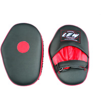 LEW Classic PU Leather Straight Focus Pads (Black Red)