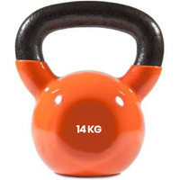 TTC Fitness Vinyl Coated Solid Kettlebell for for Home Gym, 14 Kg