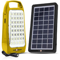 Pick Ur Needs Rechargeable & Portable Bright 40 SMD LED Lantern Lamp Home Emergency Light with Eco Friendly Solar Panel