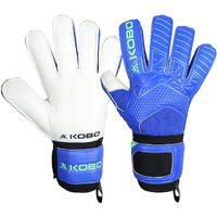 Kobo Football Soccer Goalie Goal Latex Keeper Gloves, Strong Grip for The Toughest Saves (6.5)