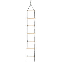 BOFFLE Rope Climbing Ladder Indoor Outdoor for Kids - Ninja Ladder, Kid Ladder for 4 to 10 Years (Black)