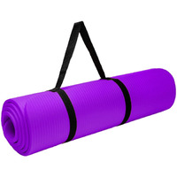 MAXWELL  YOGA MAT With Non-Slippy, Light Weight, Extra Large Made by EVA Qualiy for Men & Women Gym Workout and Yoga Exercise with Shoulder Strap, Purple-4mm