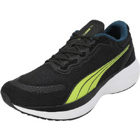 Puma Mens CyclonitePro Res Black-Lime Pow-Ocean Tropic Running Shoe - 6 UK (31136901)