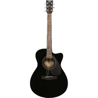 Yamaha Spruce Wood Fs80C Black Concert Cutaway Guitar