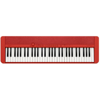 Casio Casiotone CT-S1 61-key Touch Sensitive Portable Keyboard - RED