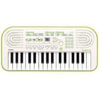 Casiotone Mini Keyboard SA-50 with Piano tones, White