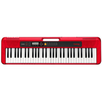 Casio CT-S200 Casiotone 61-Key Portable Keyboard (Red)