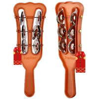 UAPAN Plastic Taal Kanjira/Kartal Musical Instrument for Kirtan I Puja-Bhajans I Pair of 1