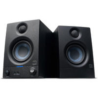 PreSonus Eris 3.5 2nd Gen HD Professional Studio Monitors with 3.5" Woven Composite Woofer, 1" Silk-Dome Tweeter, 50W Class AB Power and Tuning Controls (Auxillary) - Pair (Black)